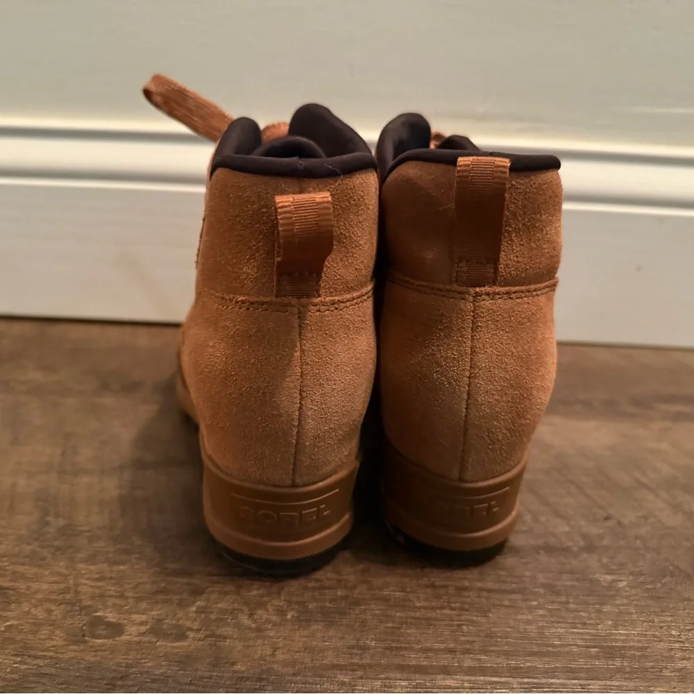 Sorel Brown Heeled Boots - Picture 3 of 7